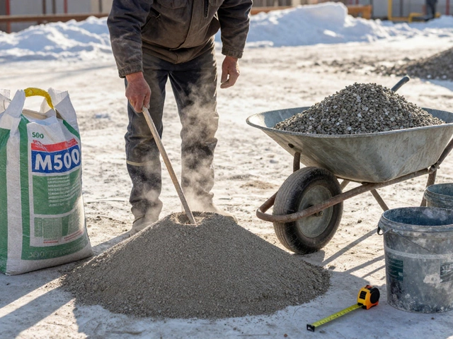 Сколько песка нужно на цемент марки 500 для бетона и раствора