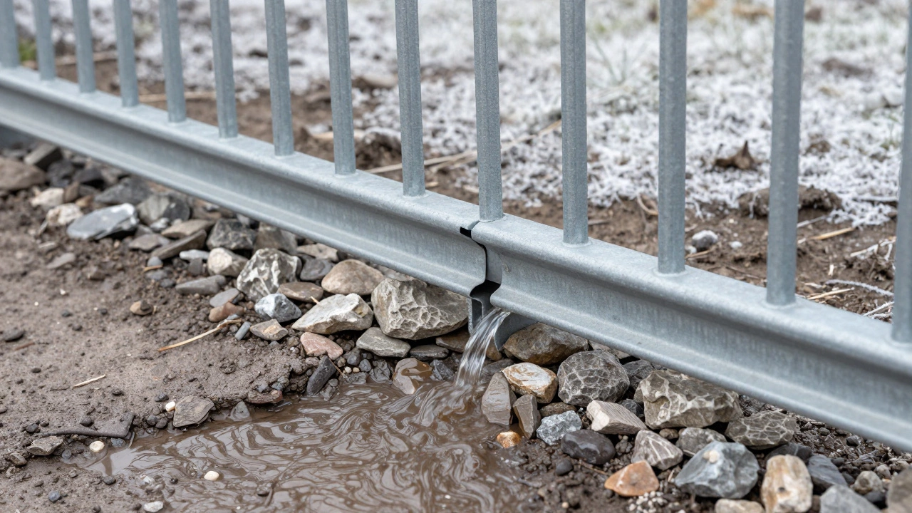 Нужно ли оставлять зазор между забором и землей? Ответ с практики